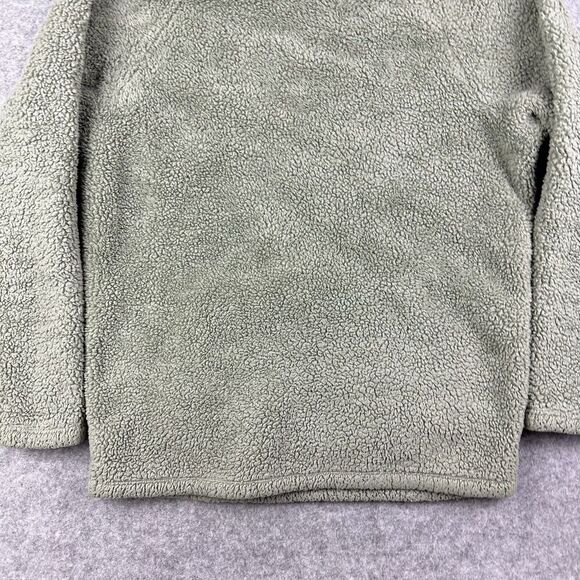 PINK Victorias Secret Hoodie Womens Med Sherpa Fleece Pullover Kangaroo Pocket - Picture 13 of 13